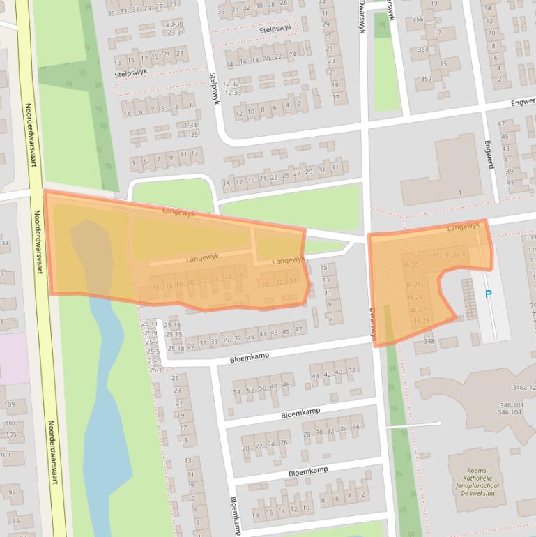Kaart van postcodegebied 9202CP.