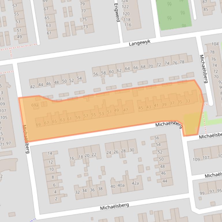 Kaart van postcodegebied 9202CW.