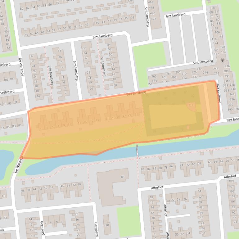 Kaart van postcodegebied 9202EC.