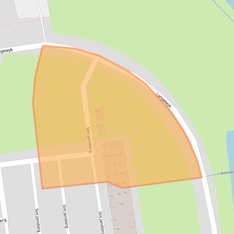 Kaart van postcodegebied 9202EH.