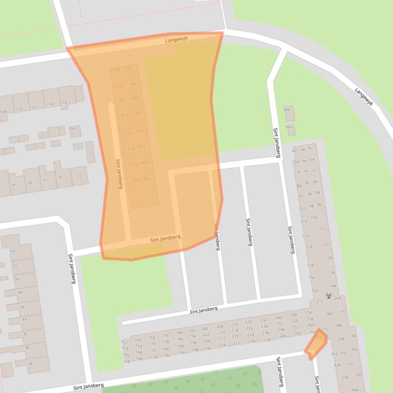 Kaart van postcodegebied 9202ET.