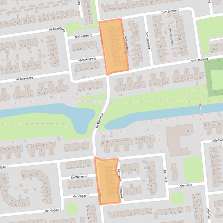 Kaart van postcodegebied 9202EZ.