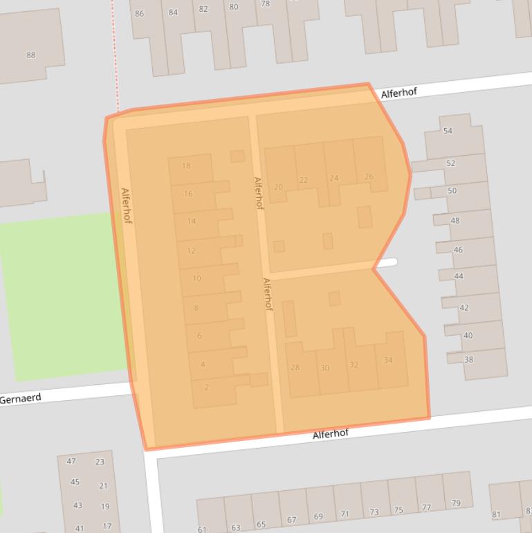 Kaart van postcodegebied 9202GK.