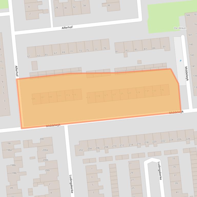 Kaart van postcodegebied 9202GS.