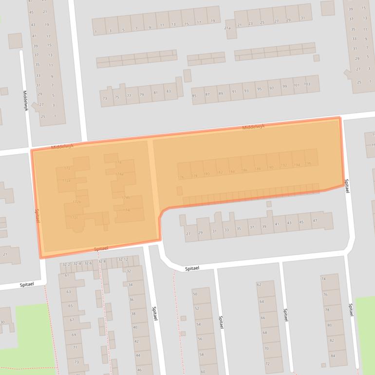 Kaart van postcodegebied 9202GW.