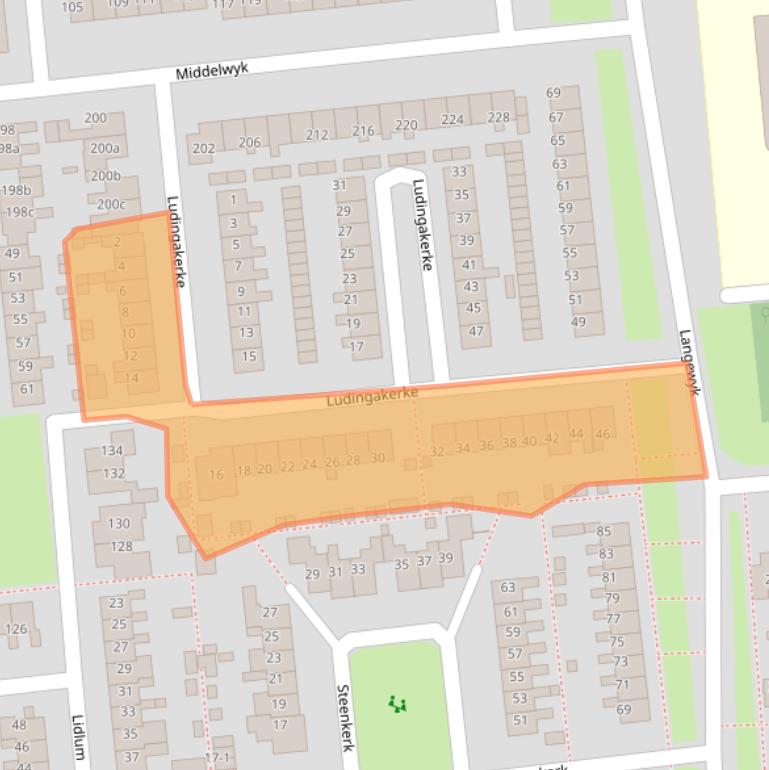 Kaart van postcodegebied 9202HK.