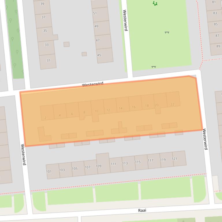 Kaart van postcodegebied 9202JC.