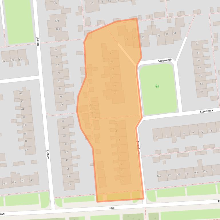 Kaart van postcodegebied 9202JH.