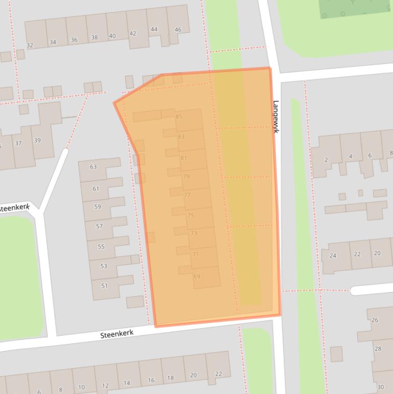 Kaart van postcodegebied 9202JK.