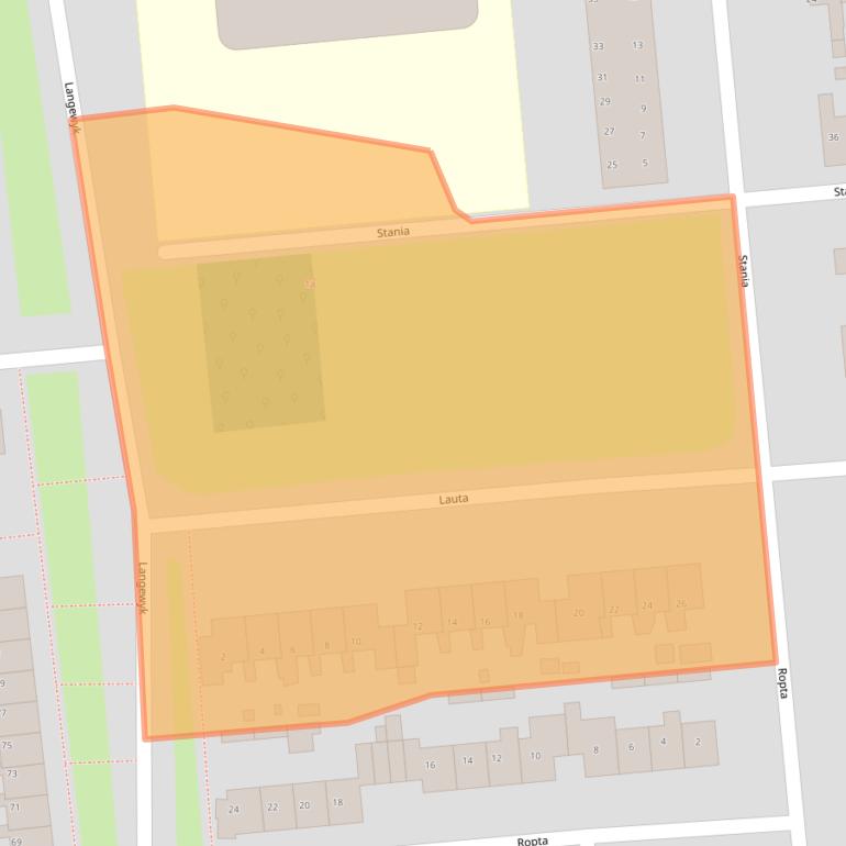 Kaart van postcodegebied 9202JZ.