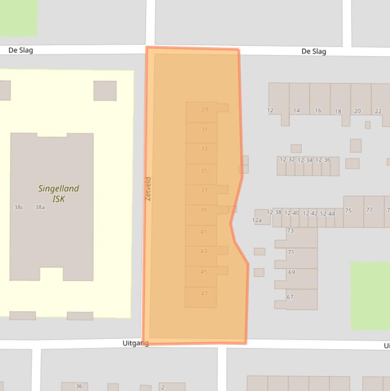 Kaart van postcodegebied 9202LL.