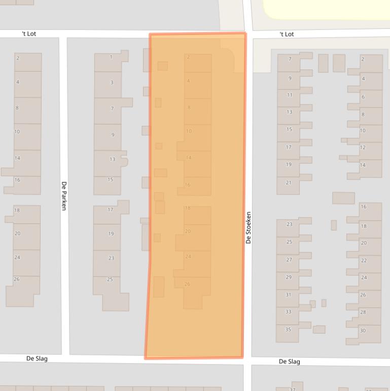 Kaart van postcodegebied 9202LV.