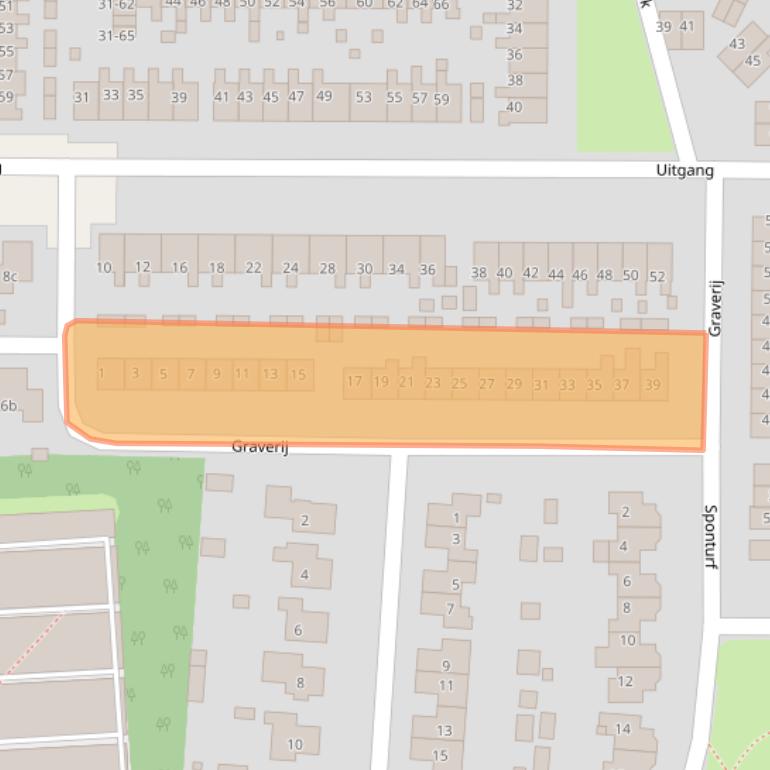 Kaart van postcodegebied 9202NL.