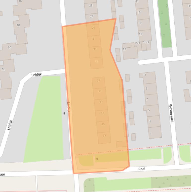 Kaart van postcodegebied 9202TV.