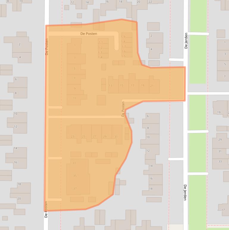 Kaart van postcodegebied 9202VH.