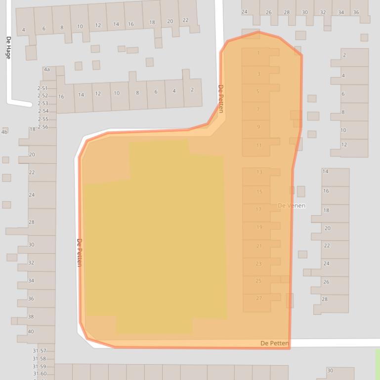 Kaart van postcodegebied 9202VN.