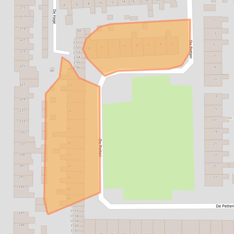 Kaart van postcodegebied 9202VP.