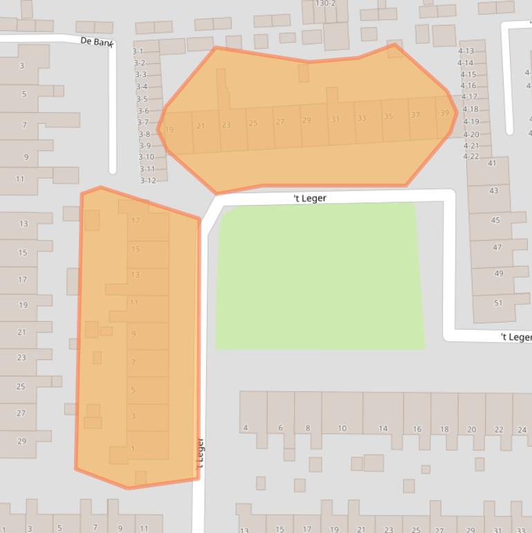 Kaart van postcodegebied 9202VV.