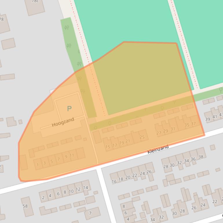 Kaart van postcodegebied 9202XA.