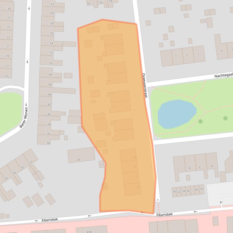 Kaart van postcodegebied 9203BP.