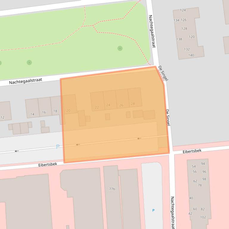 Kaart van postcodegebied 9203BX.