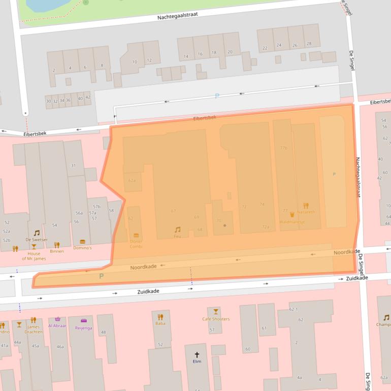 Kaart van postcodegebied 9203CG.