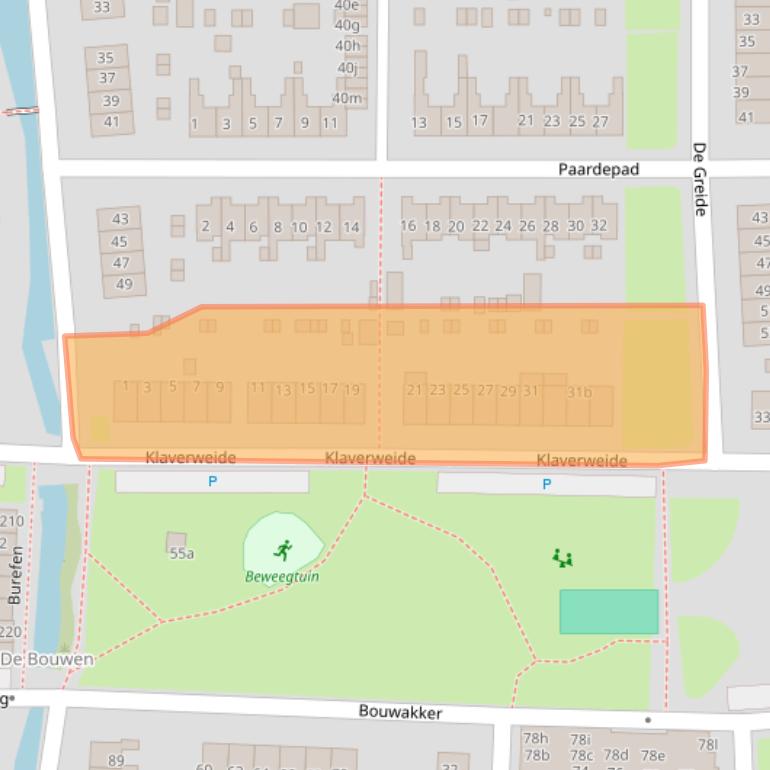 Kaart van postcodegebied 9203GB.