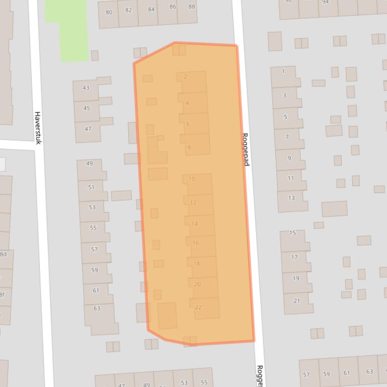 Kaart van postcodegebied 9203HD.