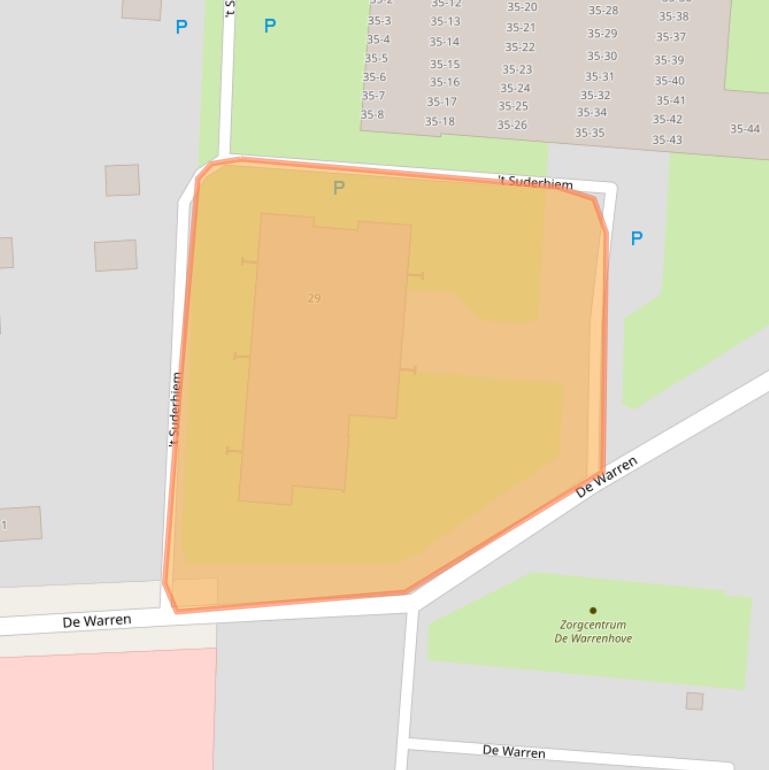 Kaart van postcodegebied 9203HR.