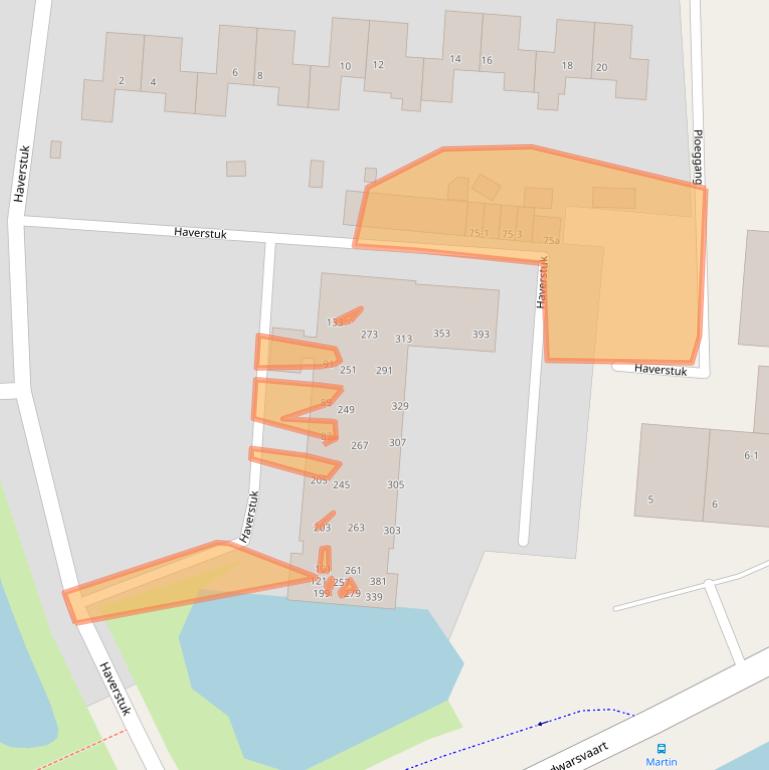 Kaart van postcodegebied 9203JD.