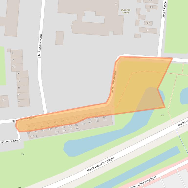 Kaart van postcodegebied 9203JT.