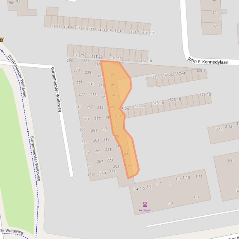 Kaart van postcodegebied 9203KD.