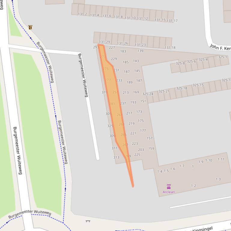 Kaart van postcodegebied 9203KH.