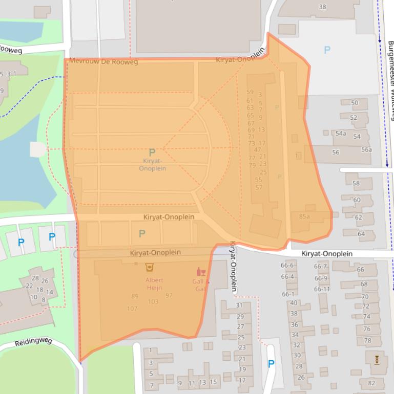 Kaart van postcodegebied 9203KS.