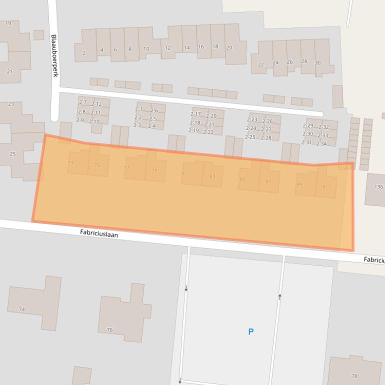 Kaart van postcodegebied 9203LB.