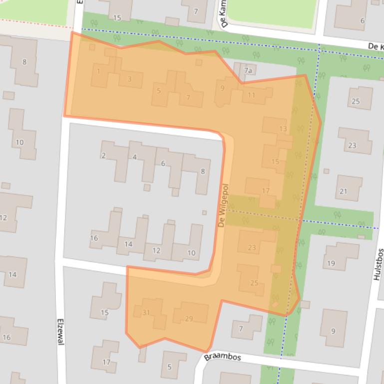 Kaart van postcodegebied 9203LV.