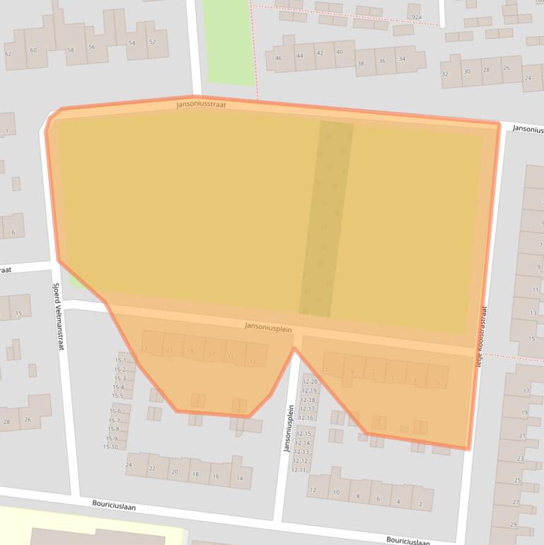 Kaart van postcodegebied 9203NH.