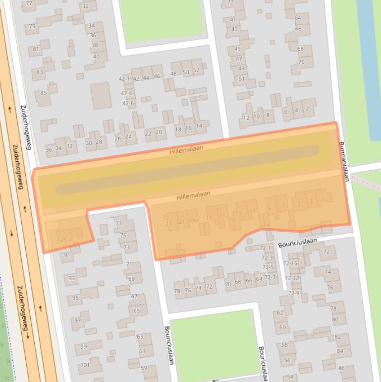 Kaart van postcodegebied 9203PL.