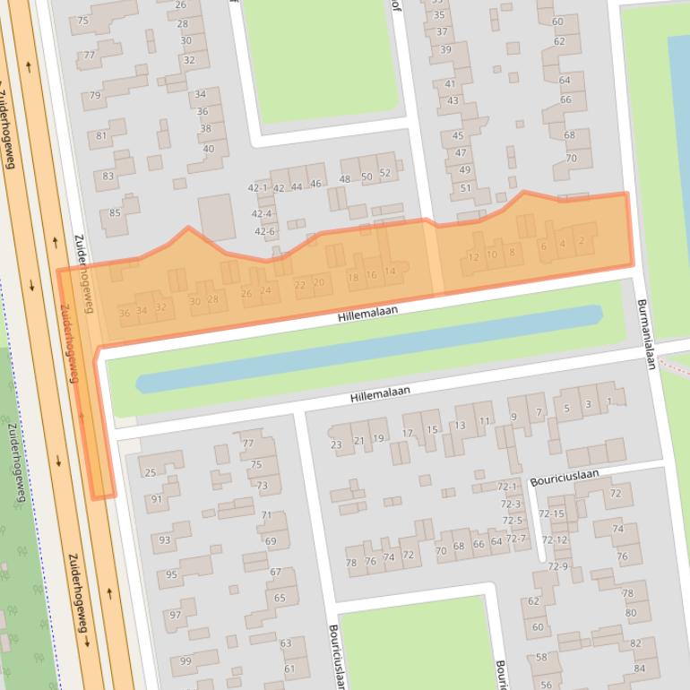 Kaart van postcodegebied 9203PM.