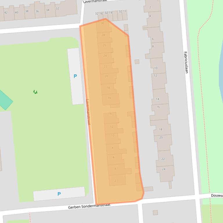 Kaart van postcodegebied 9203PX.