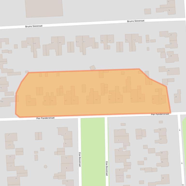 Kaart van postcodegebied 9203SH.