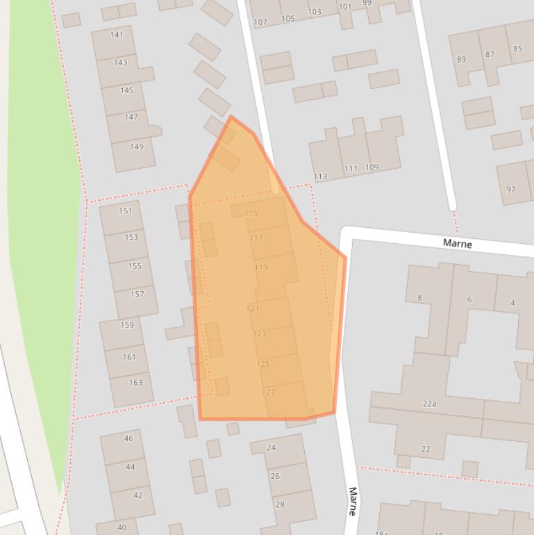 Kaart van postcodegebied 9204AP.