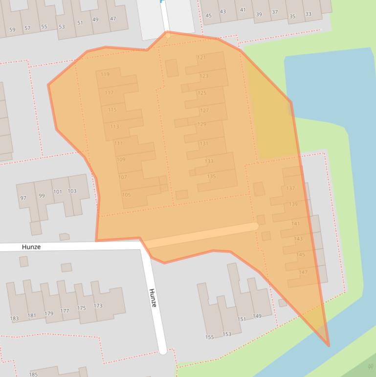 Kaart van postcodegebied 9204BK.