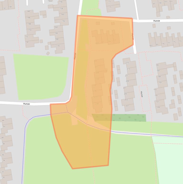 Kaart van postcodegebied 9204BN.