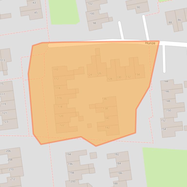 Kaart van postcodegebied 9204BT.