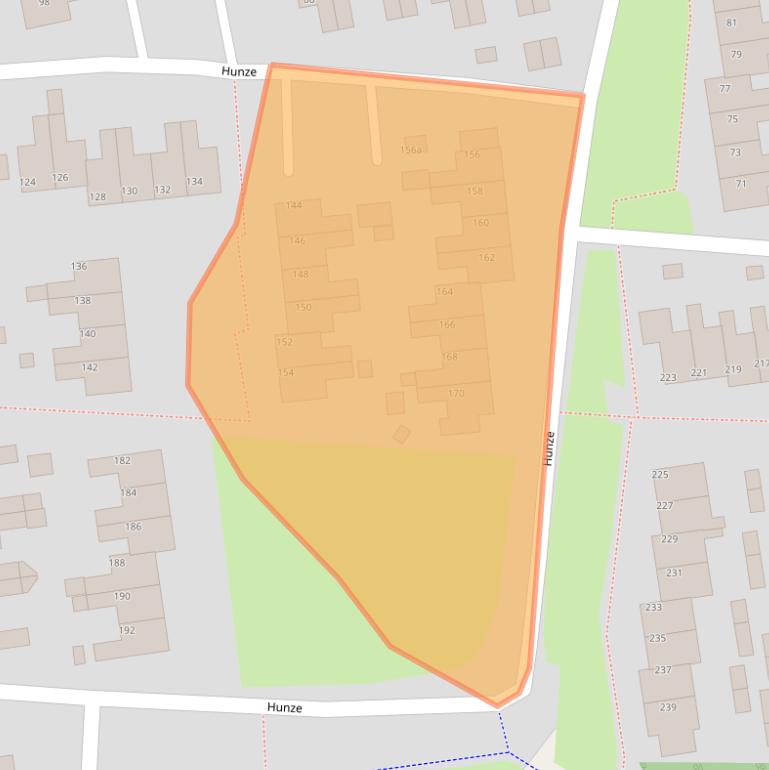 Kaart van postcodegebied 9204BV.