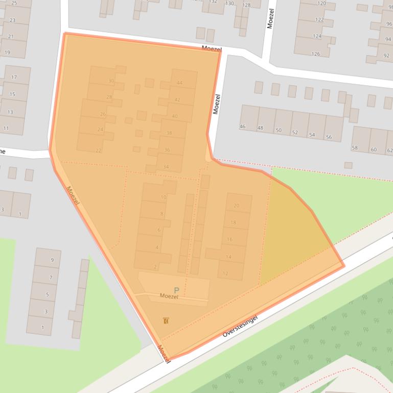 Kaart van postcodegebied 9204EG.