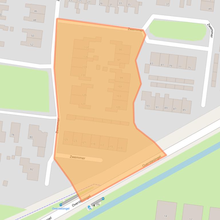 Kaart van postcodegebied 9204GD.