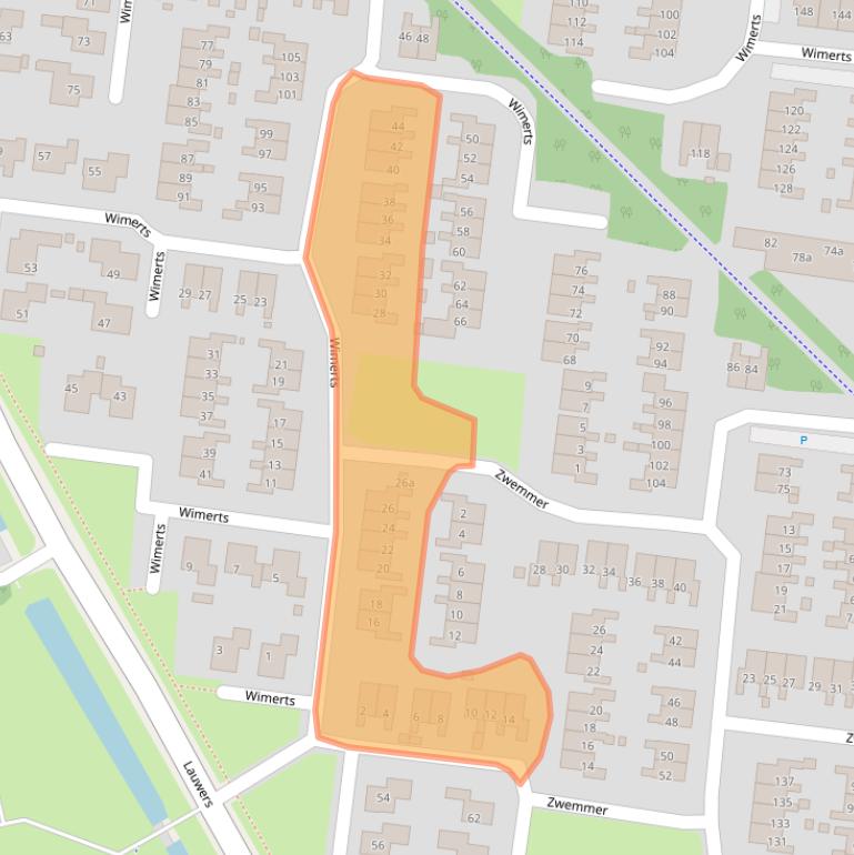 Kaart van postcodegebied 9204GL.