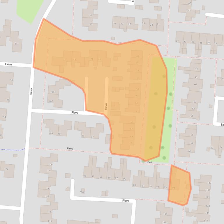 Kaart van postcodegebied 9204JL.